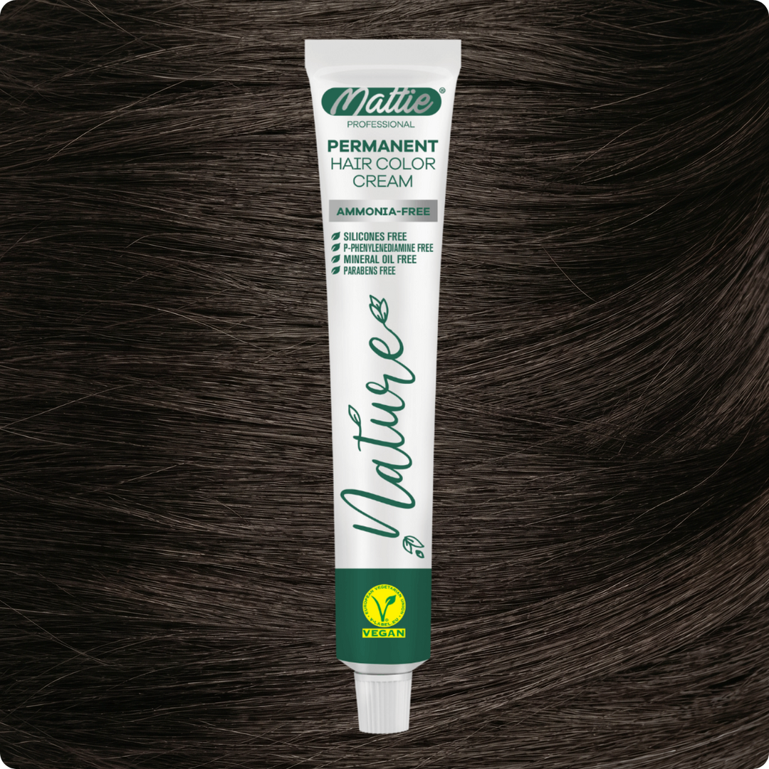 Mattie Professional Nature (6.11) Extra Donker Asblond - Vegan Permanente Haarkleurcrème 60ml