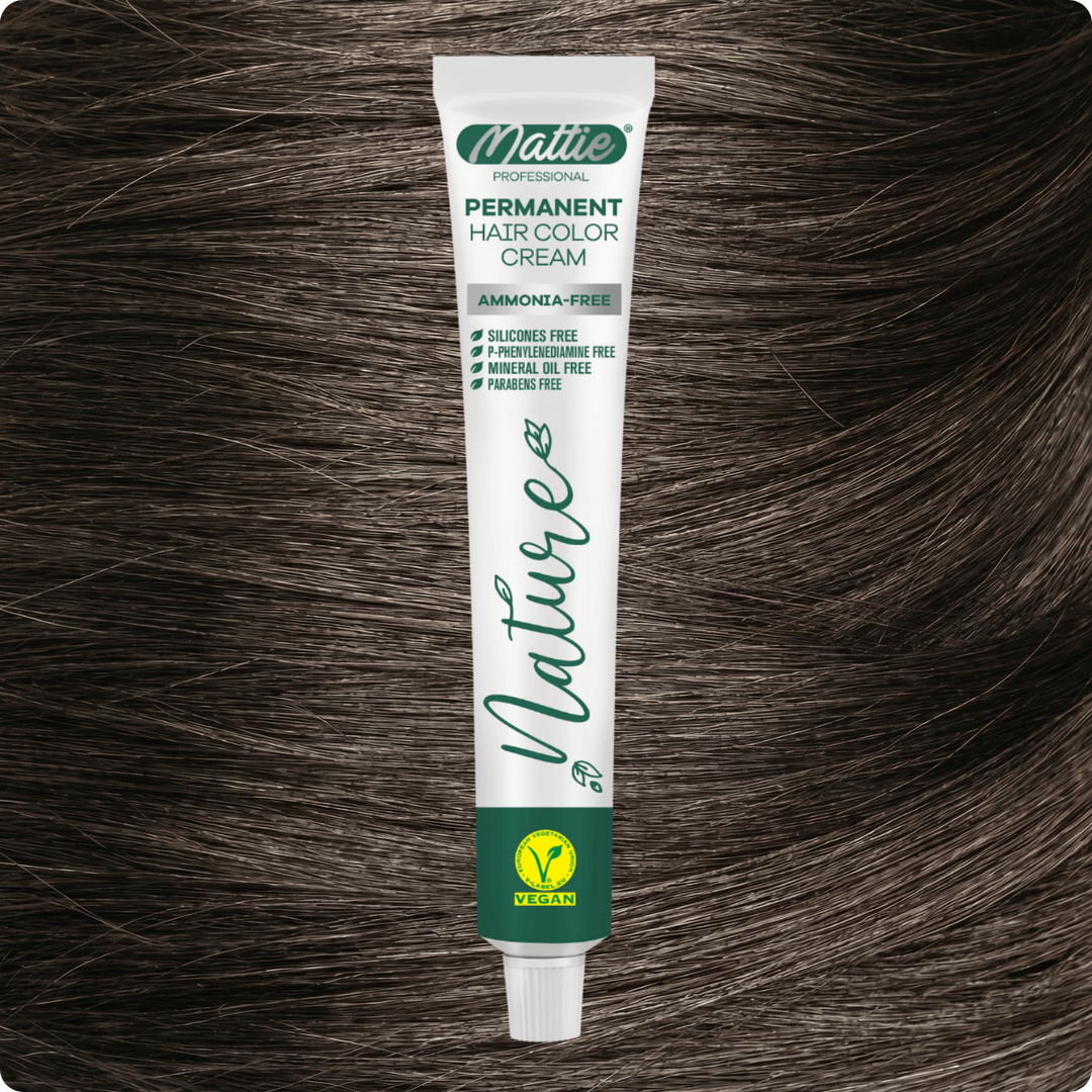 Mattie Professional Nature (7.1) Asblond - Vegan Permanente Haarkleurcrème 60ml