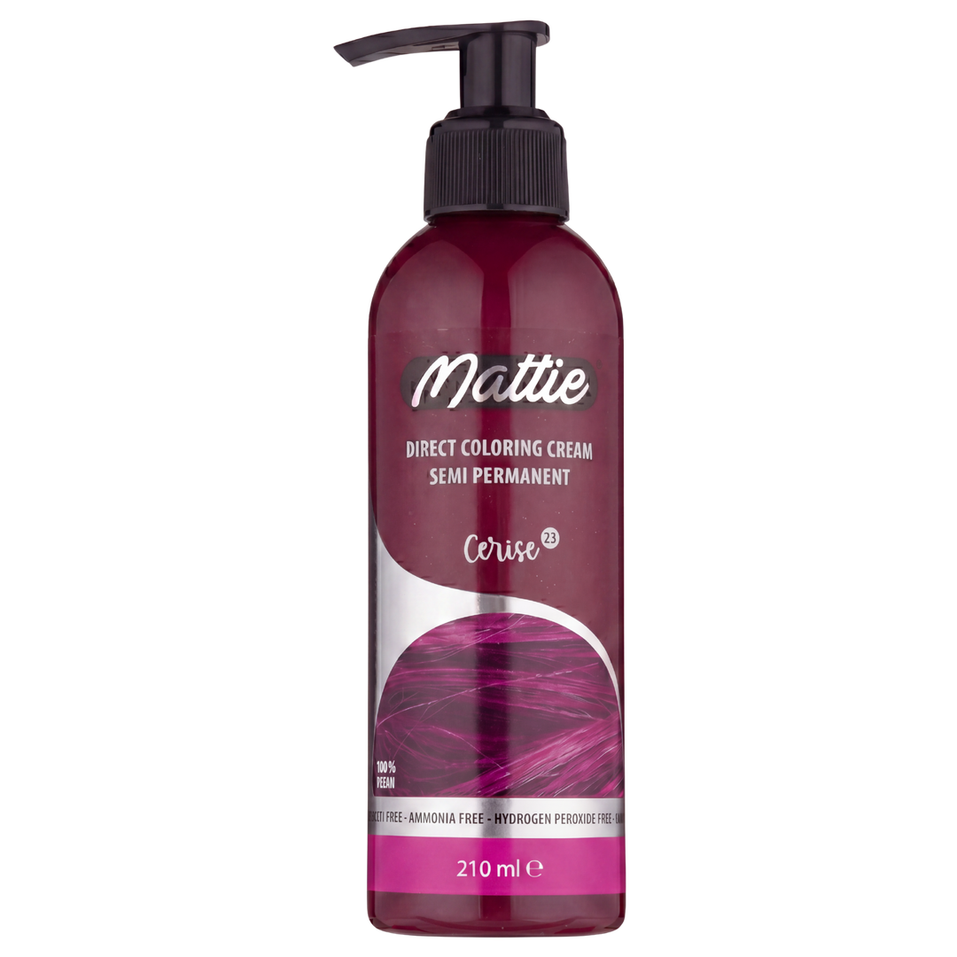 Mattie Cerise - Vegan Semi-Permanent Direct Dye Hair Color Cream 210 ml