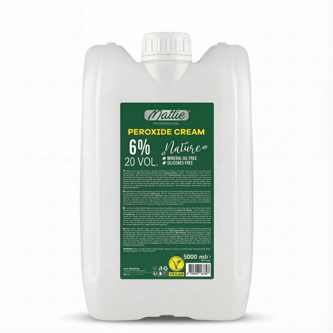 Mattie Professional Nature - 6% (20 VOL) Peroxidecrème Vegan 5000ml