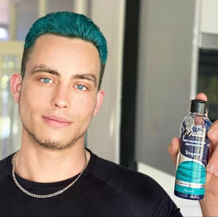 Mattie Turquoise - Vegan Semi-Permanent Direct Dye Hair Color Cream 210 ml